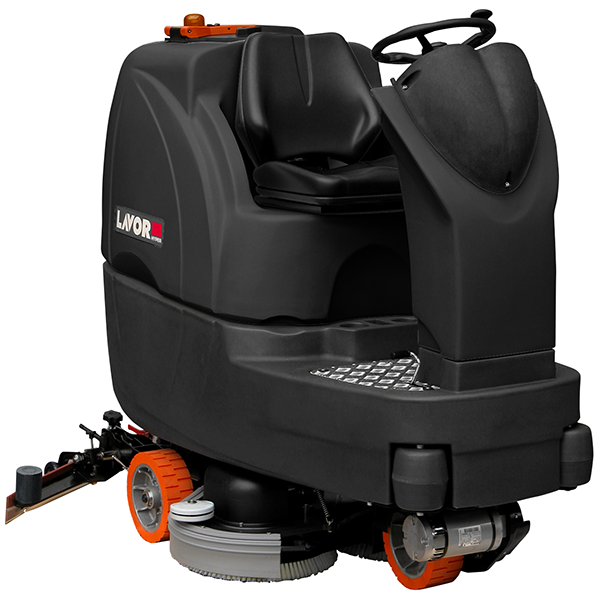 Ride On Scrubber Dryer Mega 6200 (Traction Battery 24V 450AH) – Made in Italy