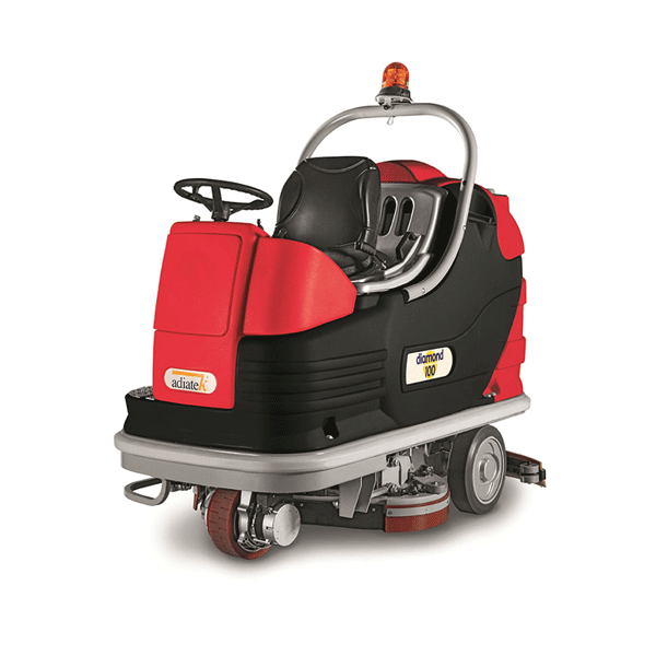 Ride On Scrubber Dryer Diamond 100 (Traction Battery 36V 450AH) – Made In Italy