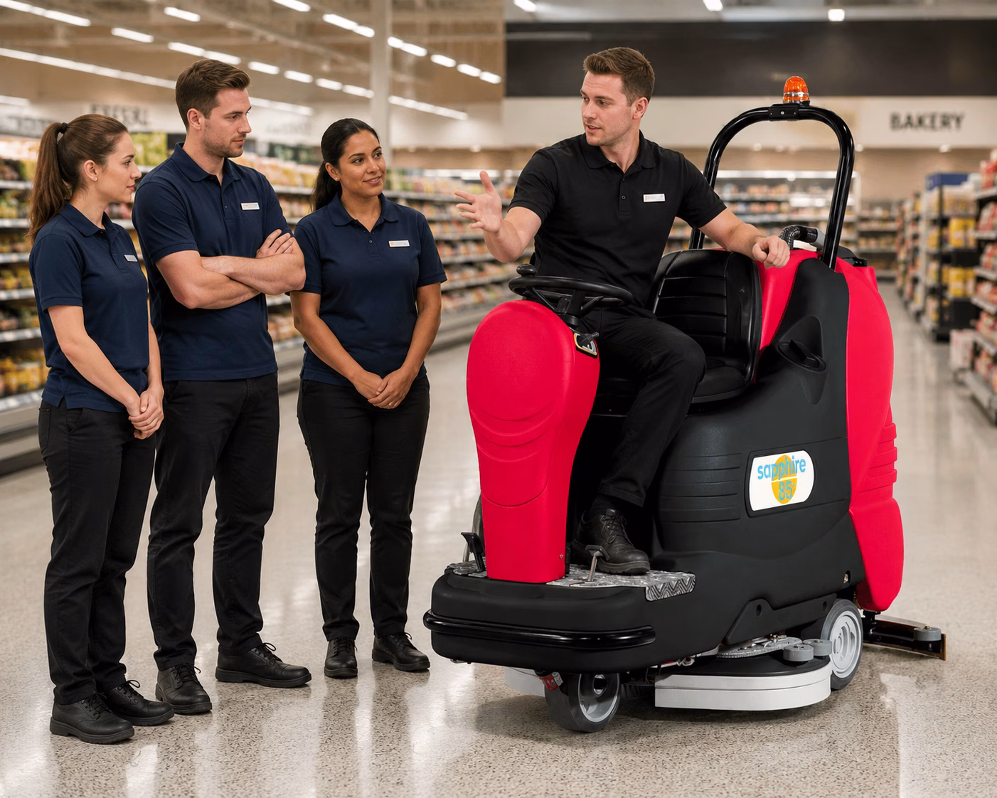 Ride On Scrubber Dryer Sapphire 85