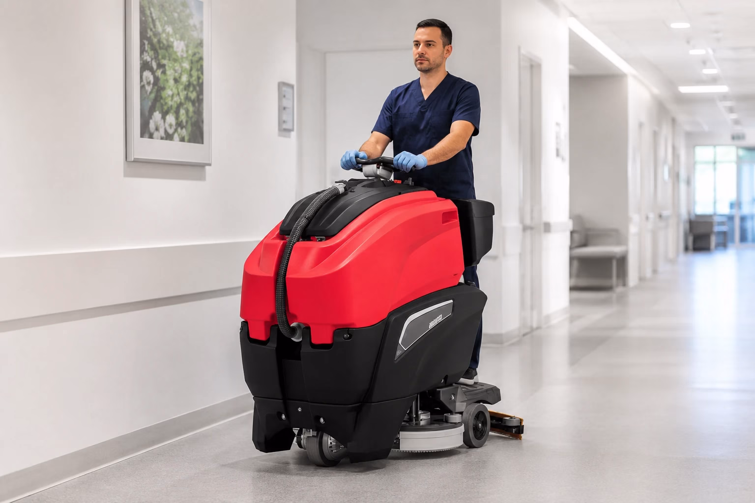 Stand On Scrubber Dryer Quartz 66 – Made In Italy