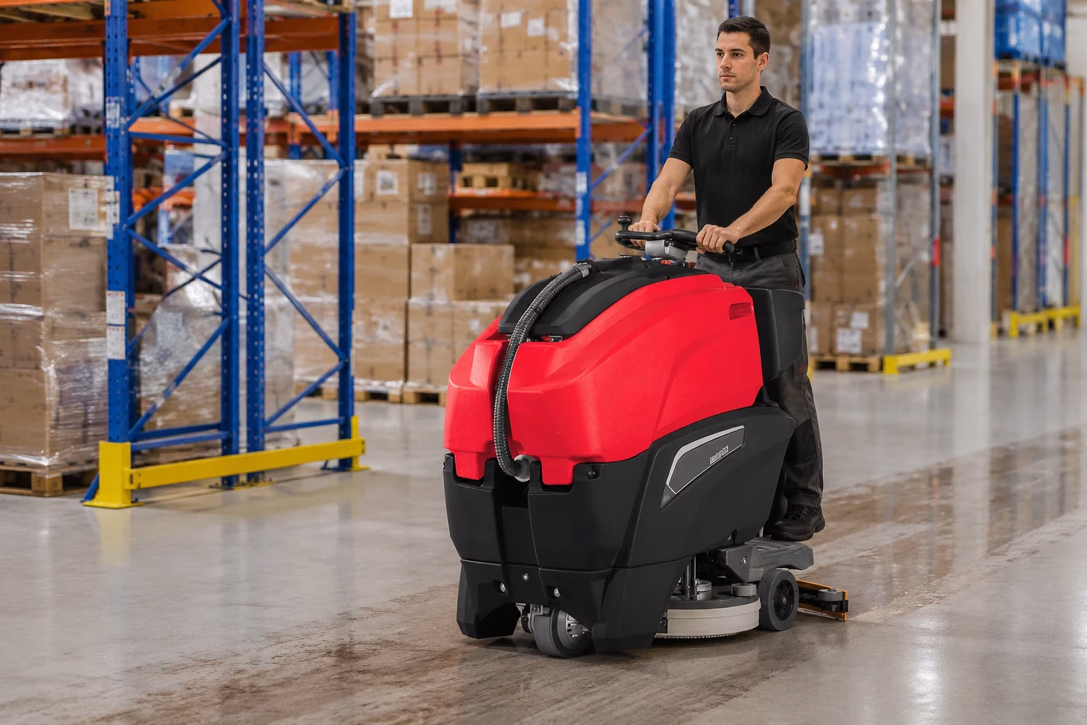 Stand On Scrubber Dryer Quartz 66 – Made In Italy