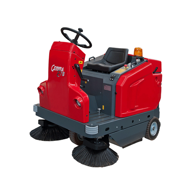 Ride On Industrial Sweeper Gemma E78 (Traction Battery 24V 300AH) – Made In Italy