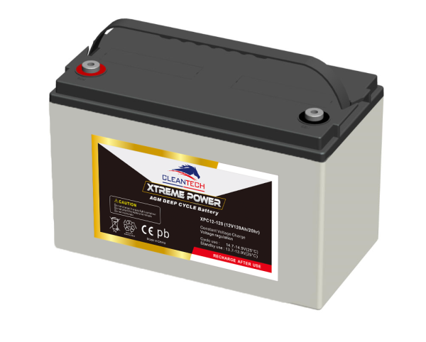 Battery Deep Cycle AGM 12 Volts, 120 Ah | Deep Cycle Batteries Dubai