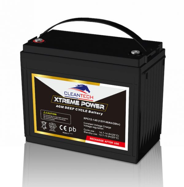 Battery Deep Cycle AGM 12 Volts, 145 Ah | Deep Cycle Batteries Dubai