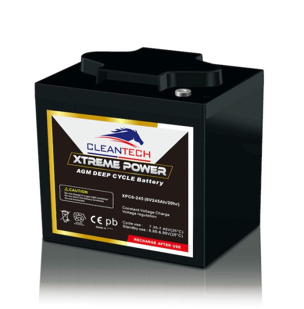 Battery Deep Cycle AGM 6 Volts, 245 Ah | Deep Cycle Batteries Dubai